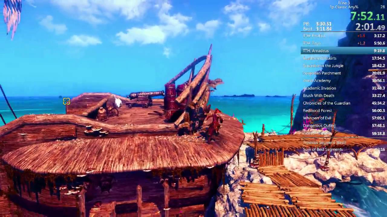 Trine 3 Speedrun - Any% Co-op World Record - 54:55