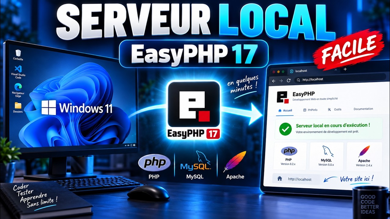 Installer EasyPHP Devserver 17 sur Windows 11 : Guide Complet pour D&eacute;butants