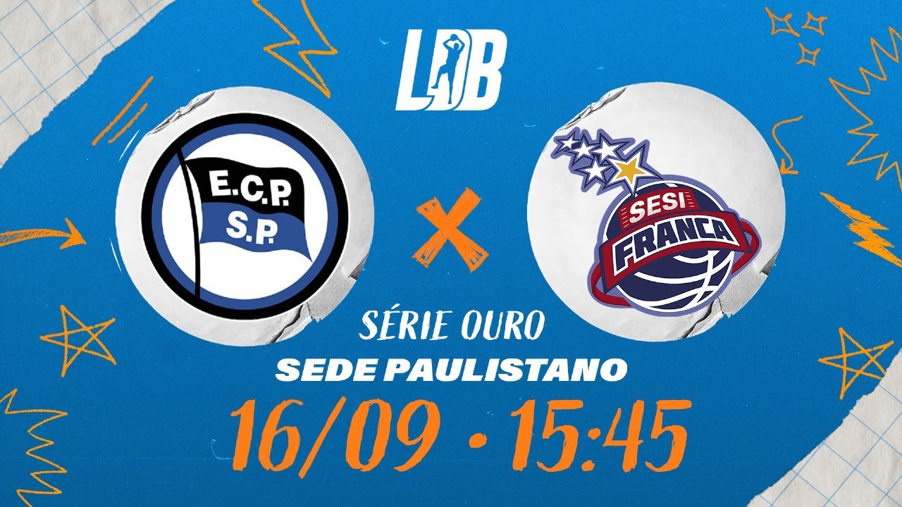 LDB 2025 | Pinheiros x Sesi Franca | Série Ouro | Sede Paulistano | 16/09/25 | Ao vivo | 15:45