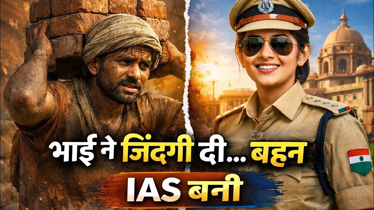 गरीब मजदूर भाई ने बहन को IAS बना दिया 😭 | Real Life Inspirational Story