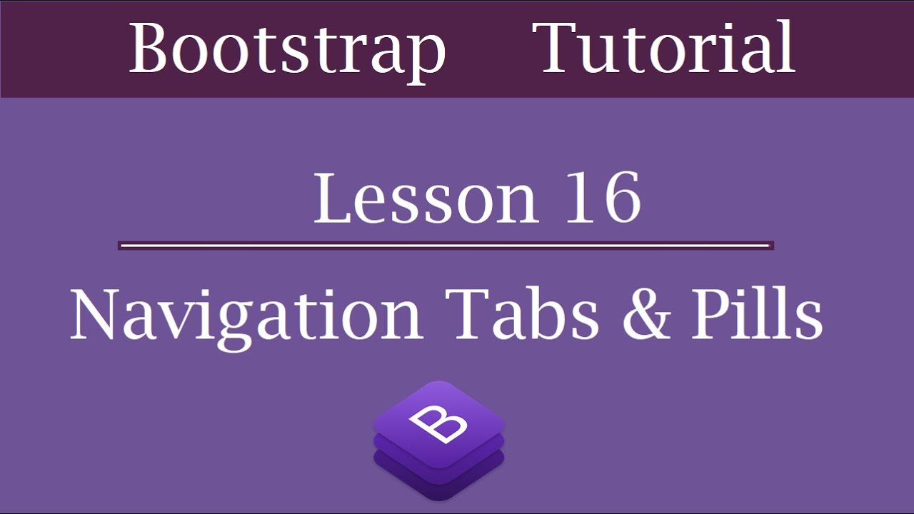 Bootstrap Navigation Tabs and Pills
