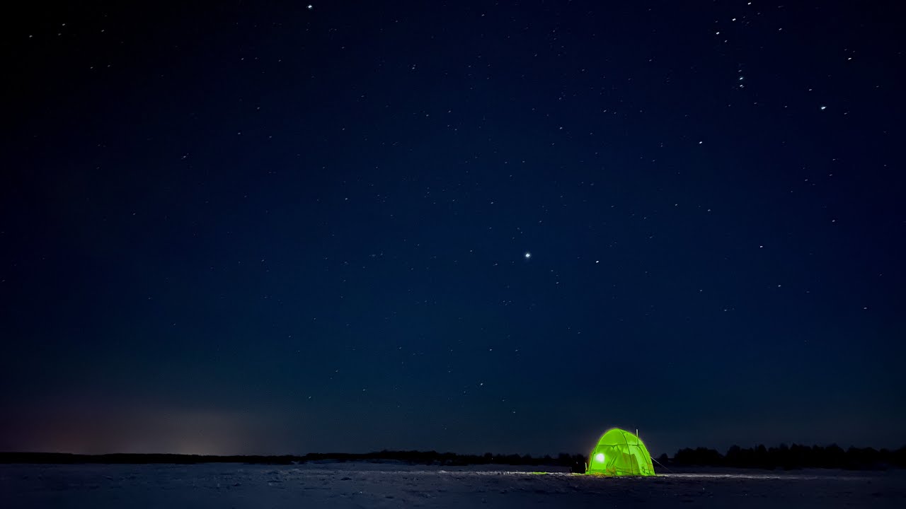 Васильсурск. Зимняя рыбалка. Две ночи на льду. 1 марта 2020.