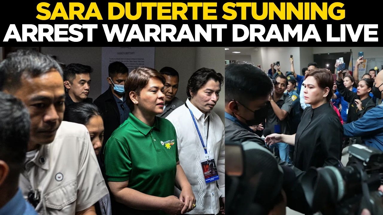 Philippines Issues Arrest Warrant for VP Sara Duterte | Threats Against Marcos | Live News