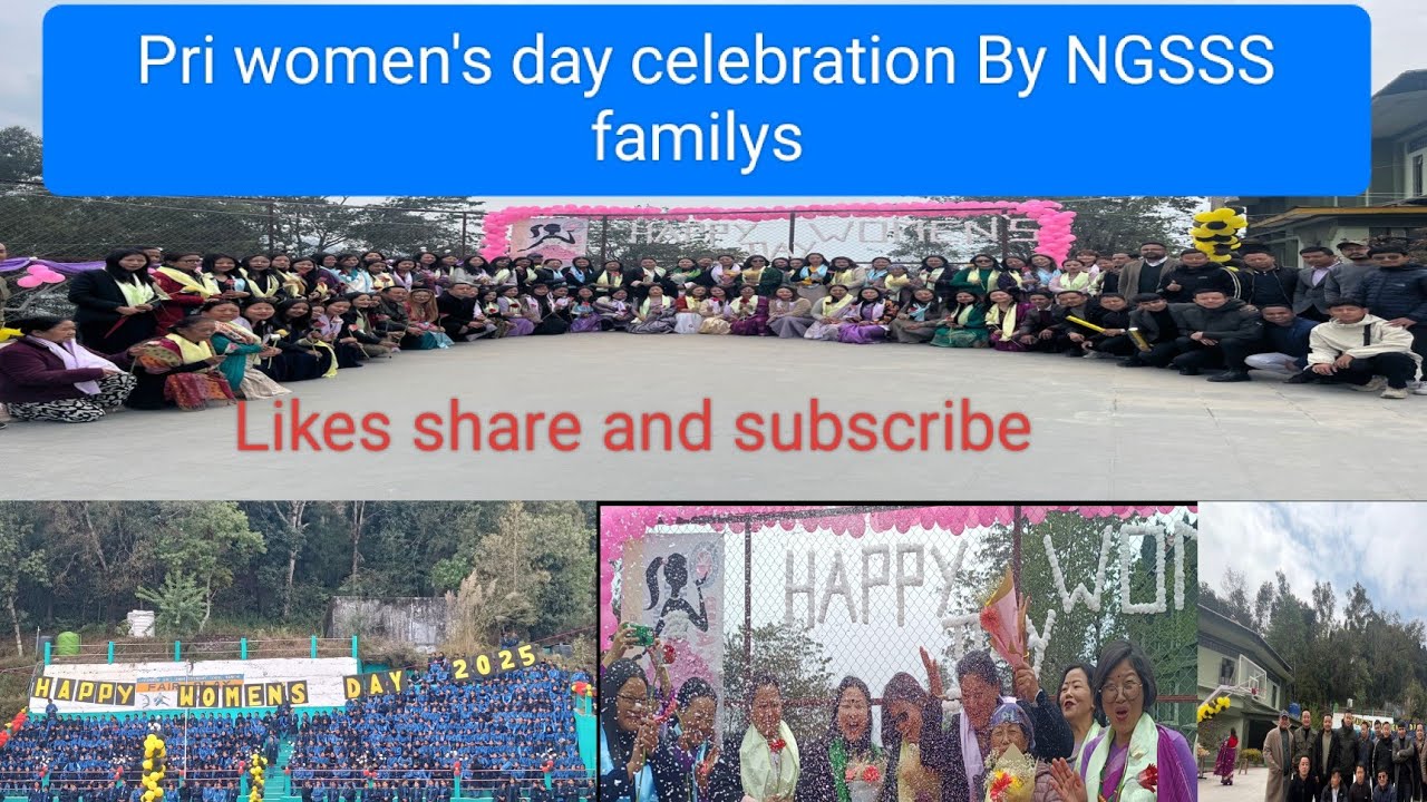 Happy Pri - women's day celebration in PM shri Namchi  govt girls sr sec school at south Sikkim