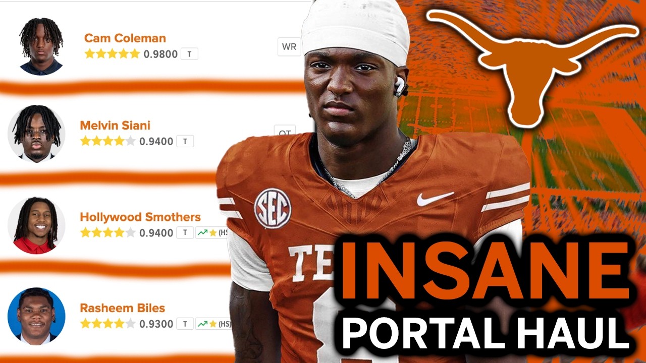 Texas Landed an INSANE Portal Haul For 2026....