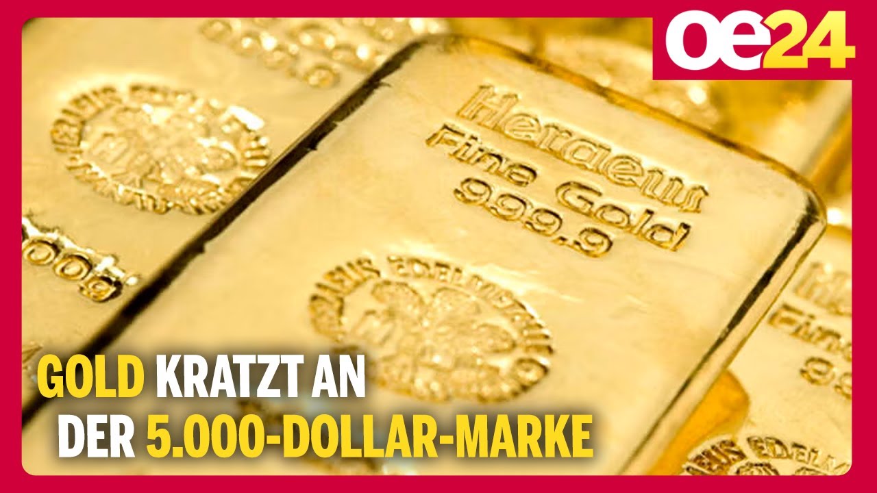 Rekordjagd: Gold kratzt an der 5.000-Dollar-Marke
