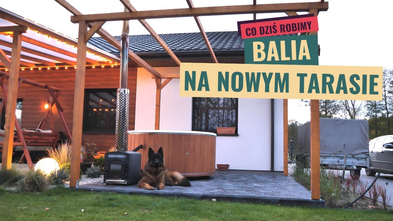 Balia na nowym tarasie. Jak docieplić balię ogrodową?