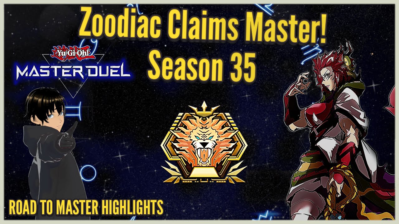 Yu Gi Oh! Master Duel - ZOODIAC Master Rank | Season 35 + Decklist