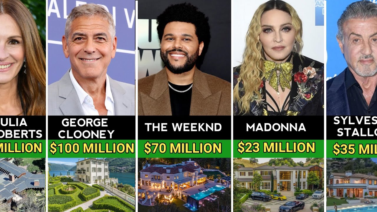 The Most Expensive Houses Of Hollywood Celebrities