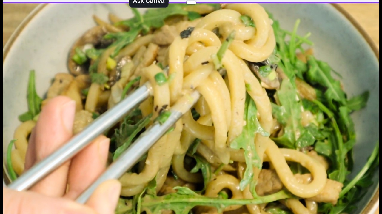 Hosting Guests? This Creamy Korean Udon Takes Only 20 Minutes (삼겹살 크림 우동)