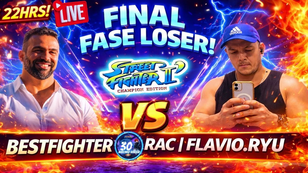 FINAL LOSER BESTFIGTER X RAC | Flavio.RyU 18°DIA CAMPEONATO BRASILEIRO 30 STREET FIGHTER