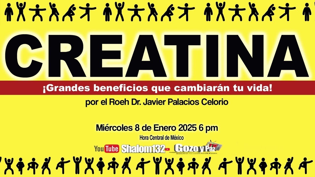 👉 CREATINA  por el Roeh Dr. Javier Palacios Celorio &iexcl;CONOCE TODOS SUS BENEFICIOS! 🔴