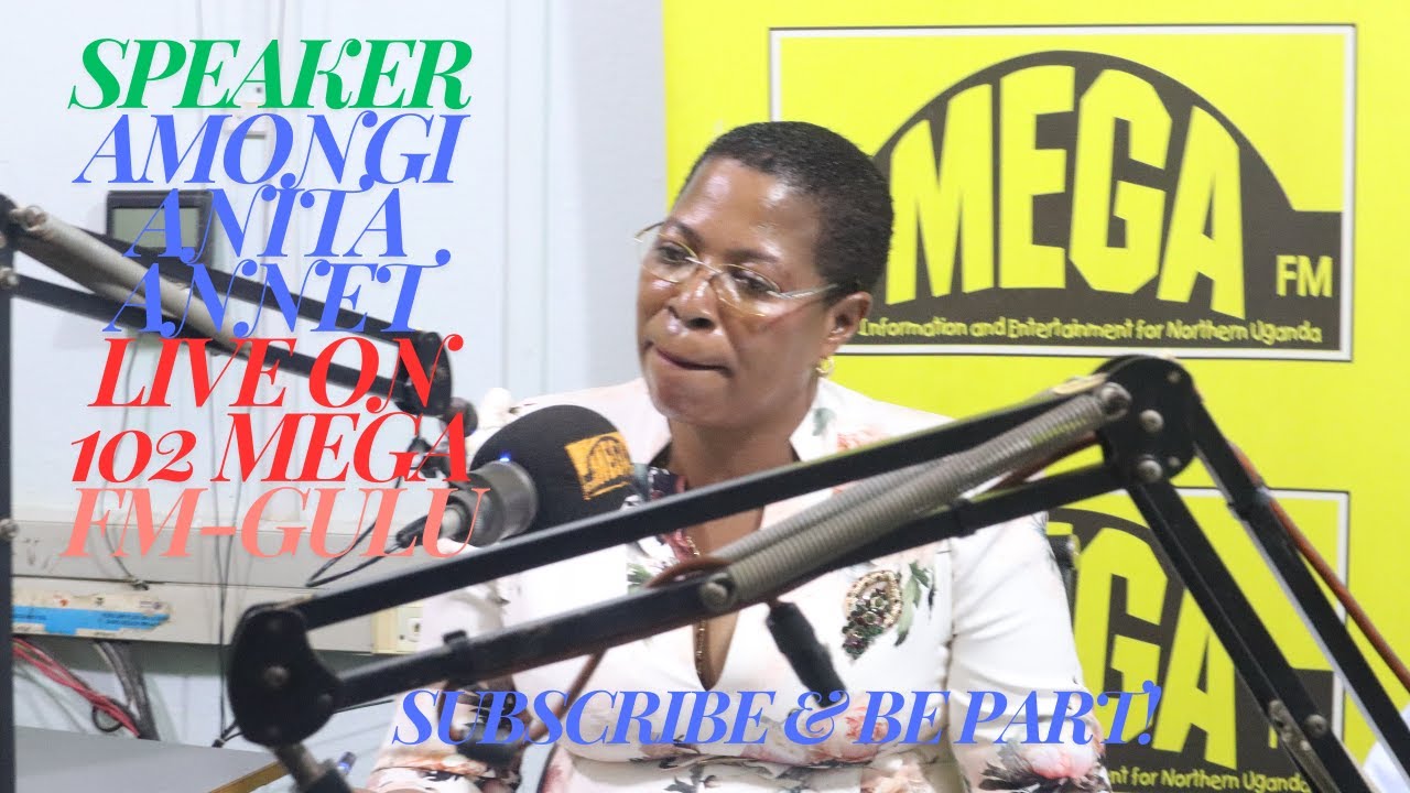 Speaker Amongi Anita Annet live on 102 Mega FM-Gulu #Subscribe & be part!