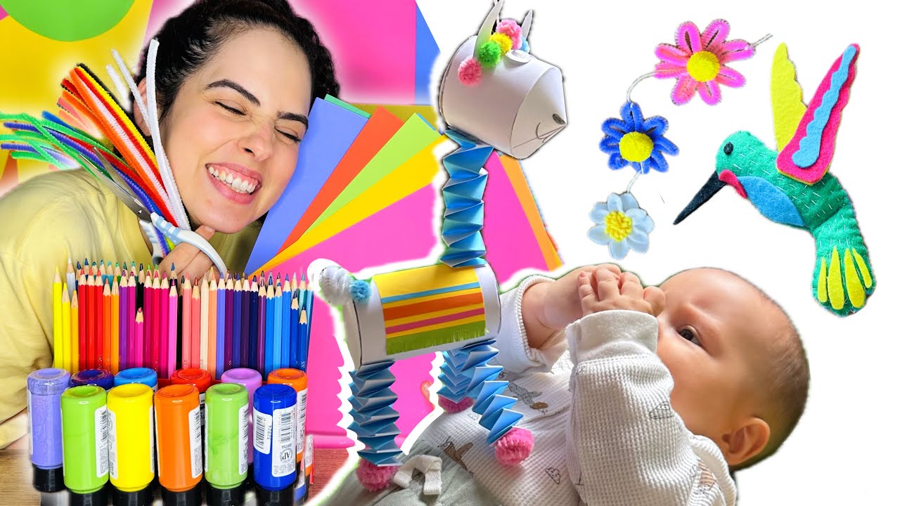 24h FAZENDO ARTE PRO MEU BEB&Ecirc;! Brinquedinhos e M&oacute;bile Fofo! Paula Stephania 