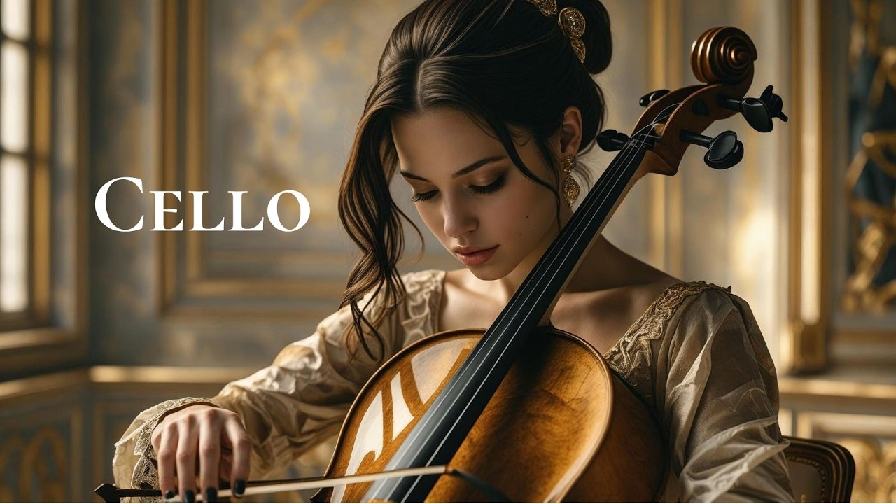 Dark Study Room | Classical Cello for Deep Focus & Late Night Work | 1.5 Hours