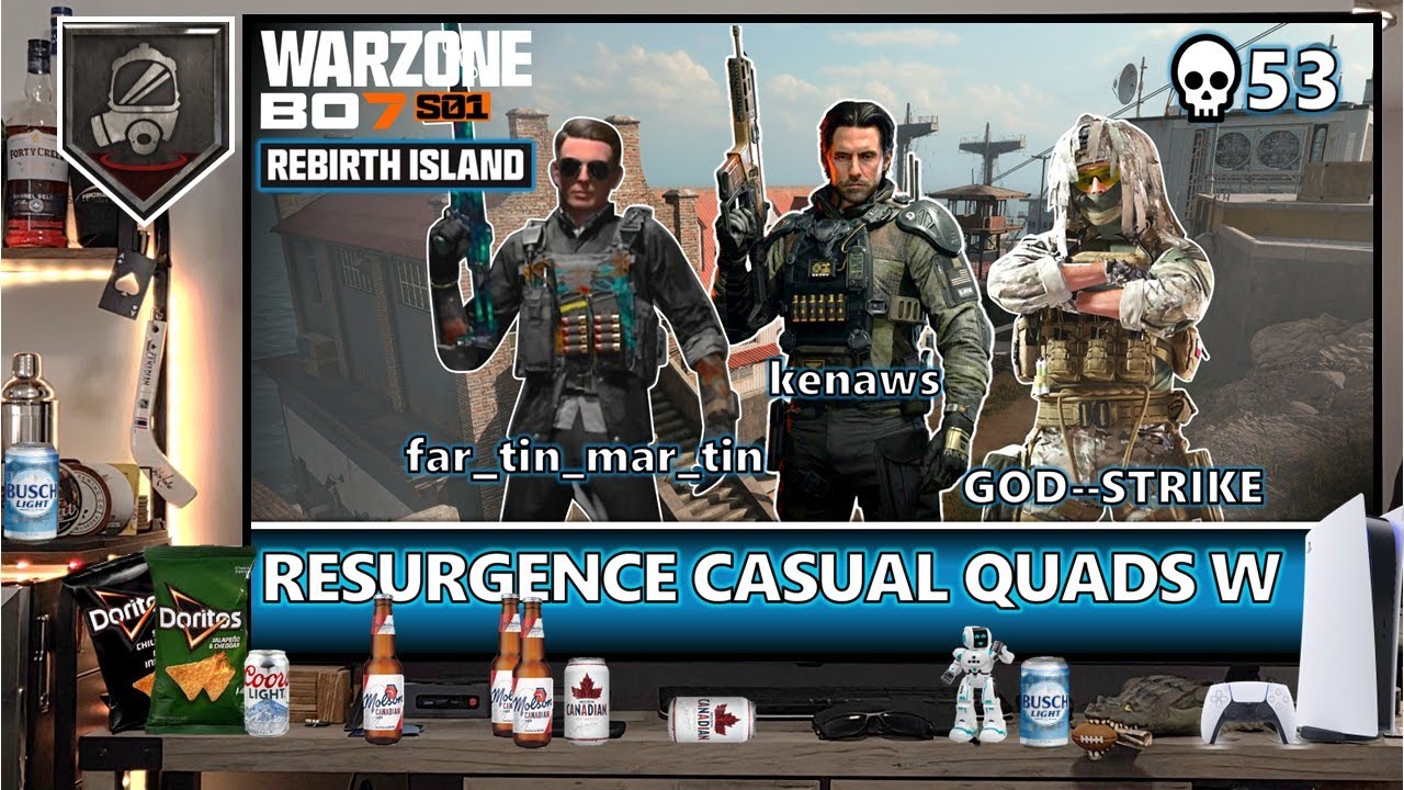Resurgence casual W 53 kills team D20260106 harbor walkway finish