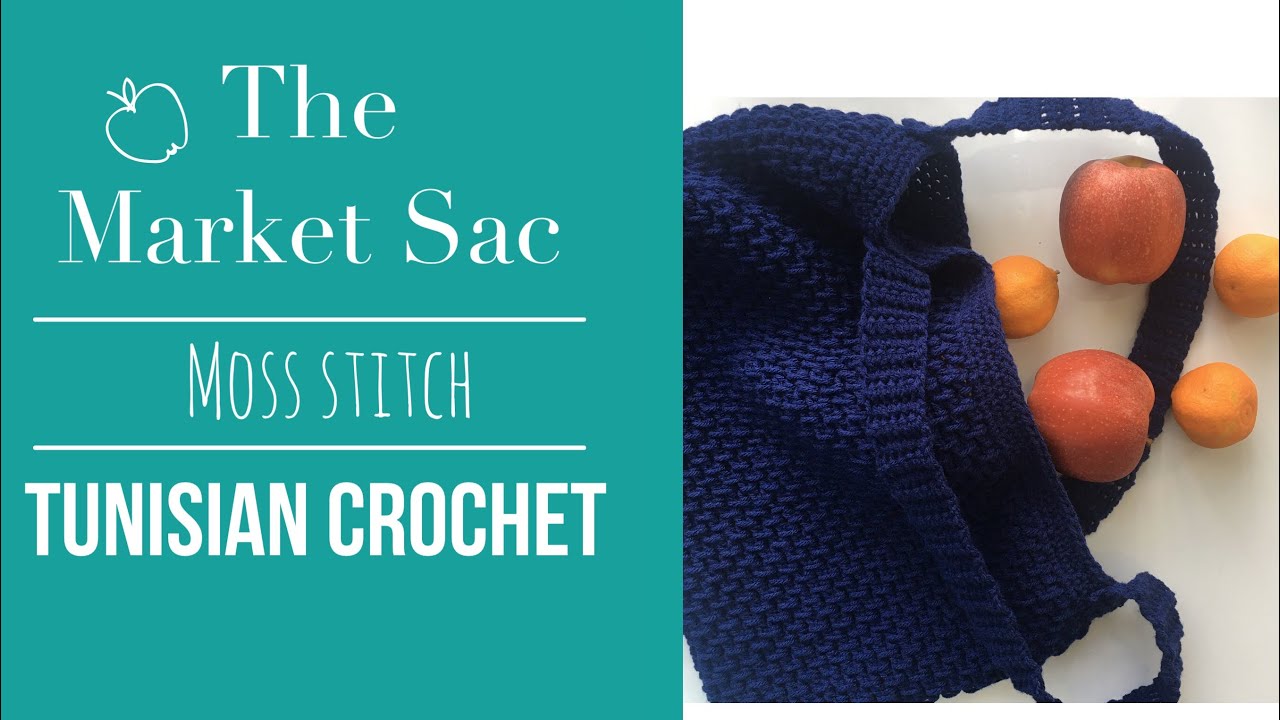 The Market Sac, Tunisian Crochet Project