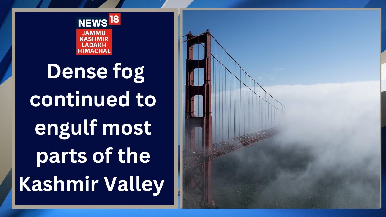 J&K |  Dense fog continued to engulf most parts of the Kashmir Valley |