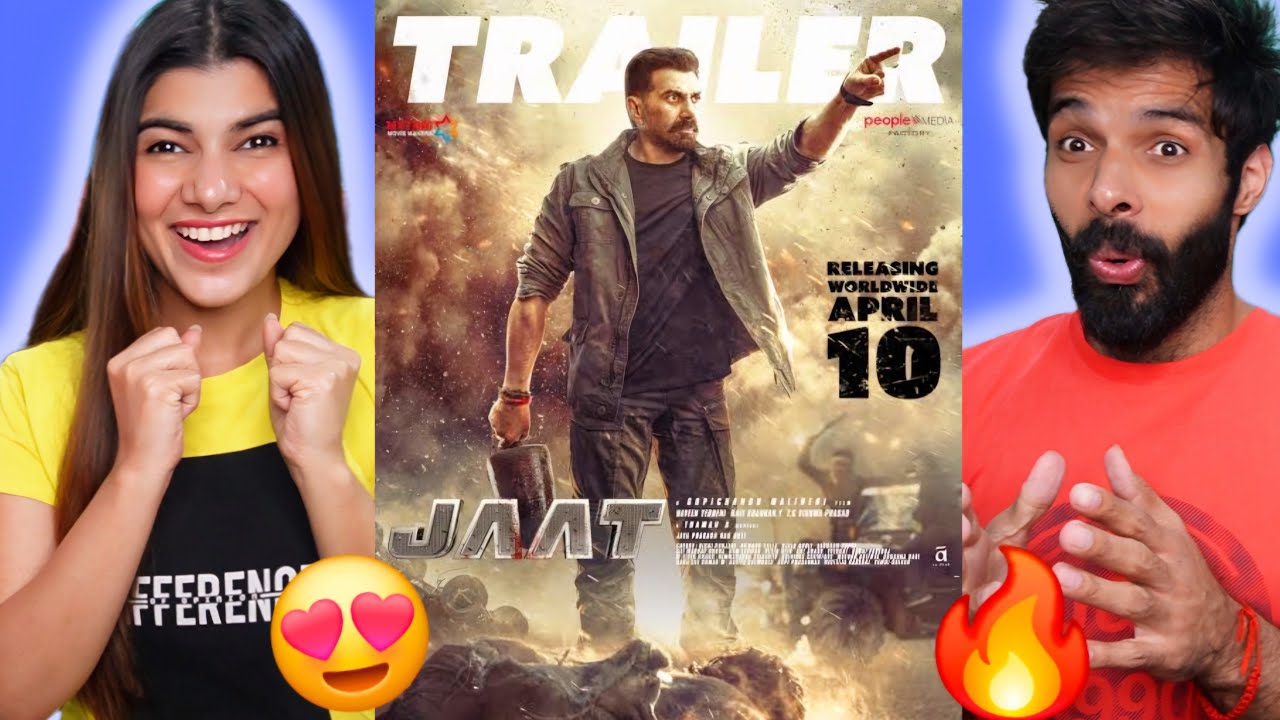 #JAAT Trailer Reaction Sunny Deol | Gopichandh Malineni | Thaman S | TG Vishwa Prasad | PMF