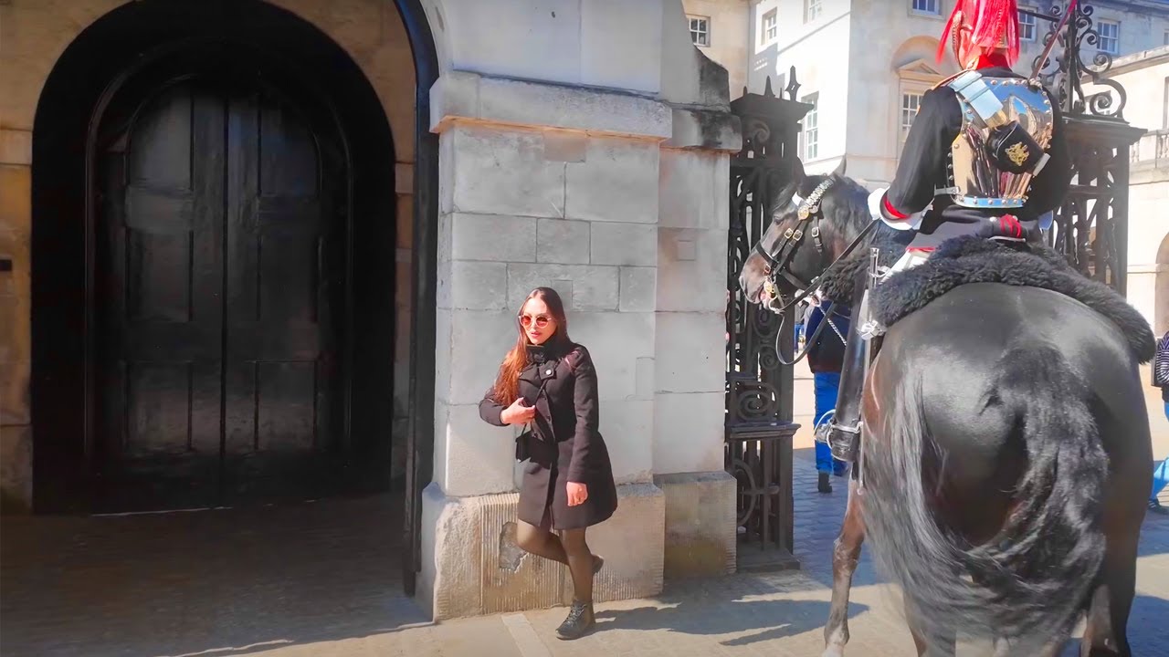 😡‼️The Royal Horse Has HAD ENOUGH of Rule-Breaking Tourists.!