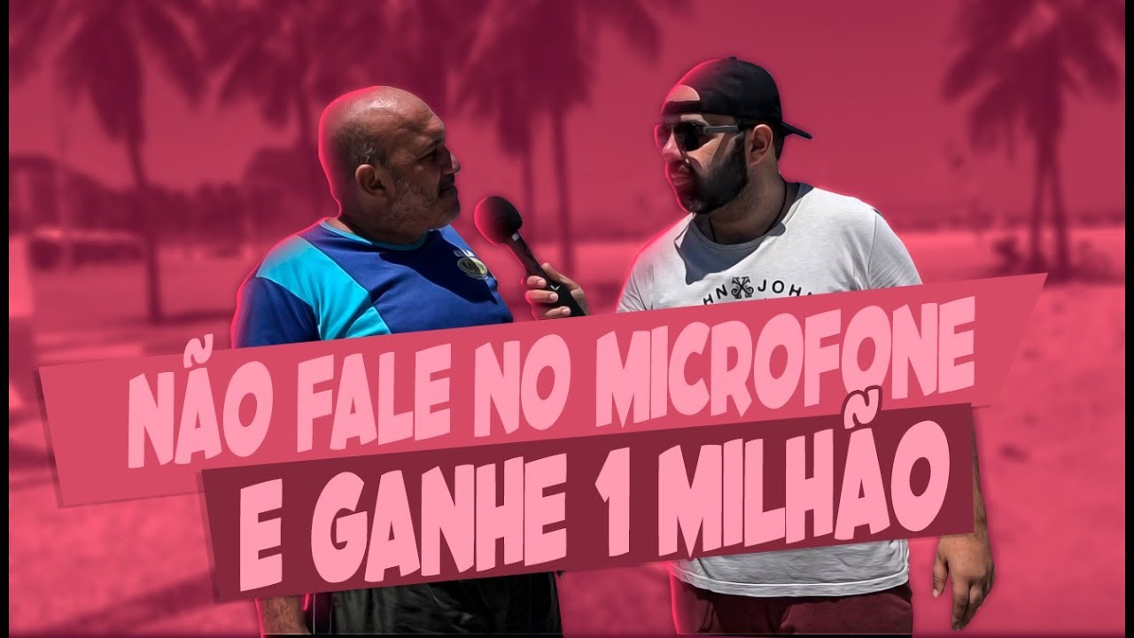 PEGADINHA - NÃO FALE NO MICROFONE E GANHE 1 MILHÃO #DESAFIO 64