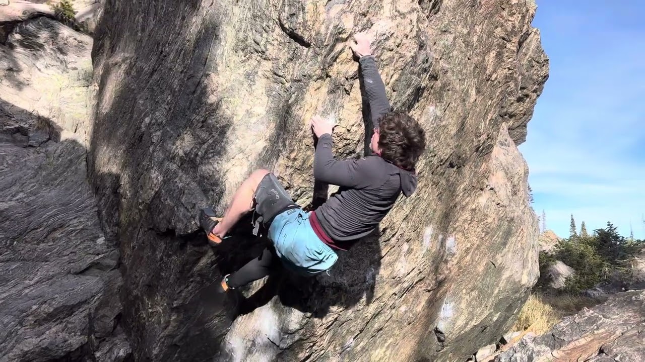 Bushpilot (V11) - Chaos Canyon, RMNP Bouldering