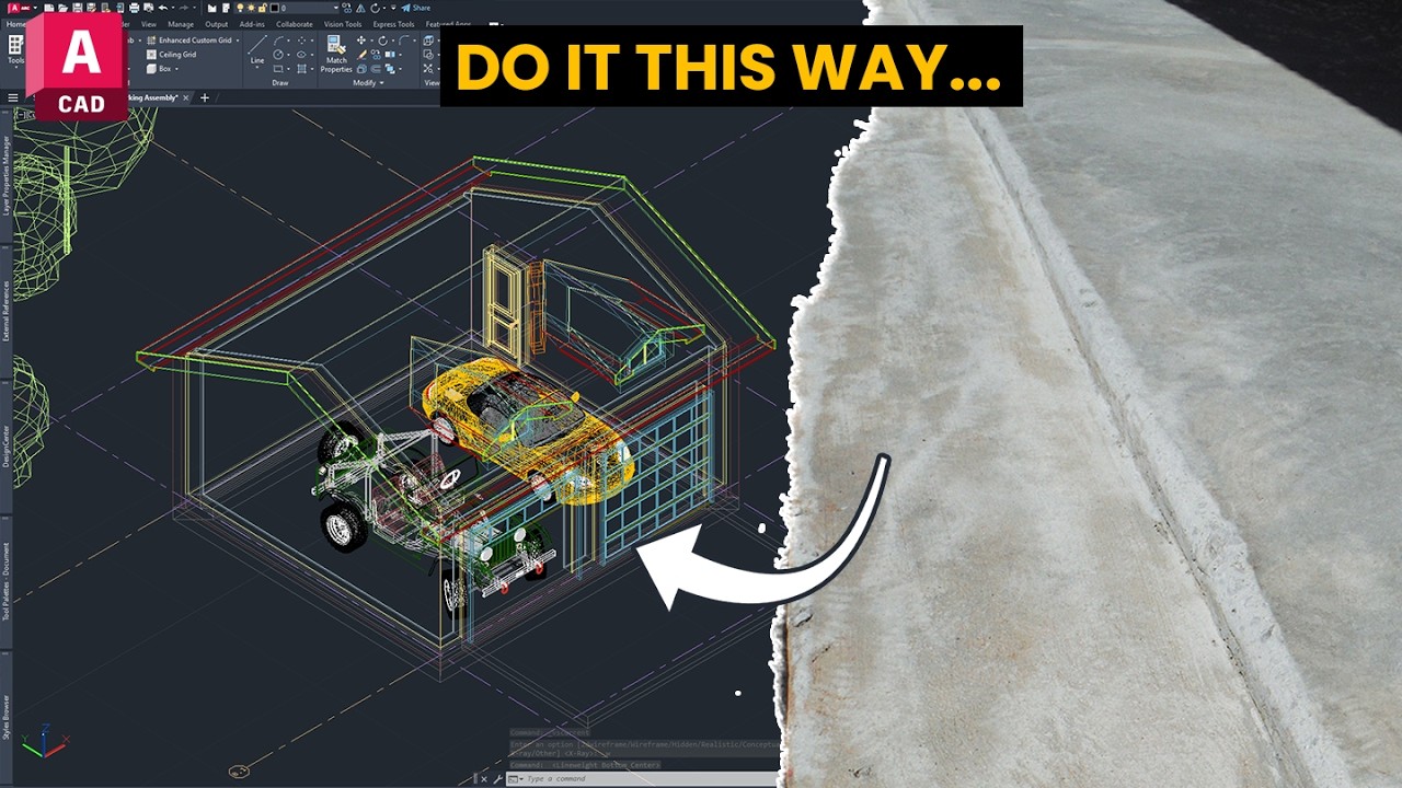 Индивидуальный фундамент + Архитектура AutoCAD