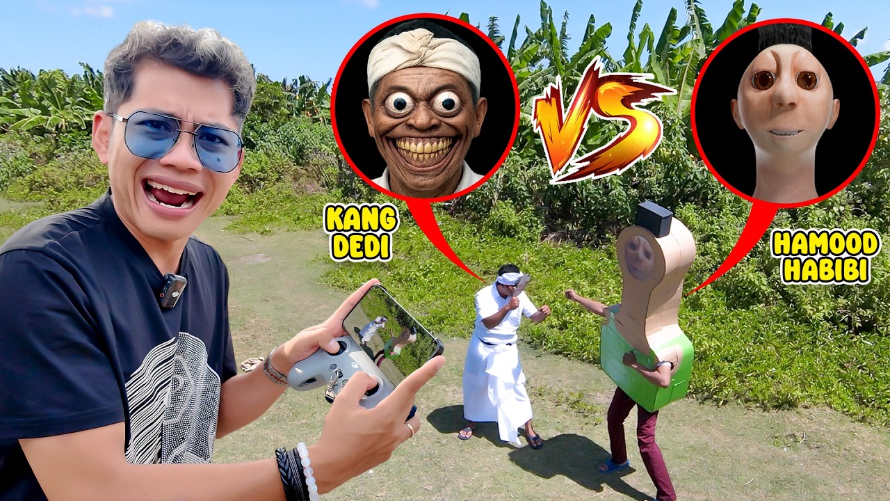 GAWAT DRONE MEREKAM KANG DEDI MELAWAN HAMOOD HABIBI!! SIAPA YANG AKAN MENANG??