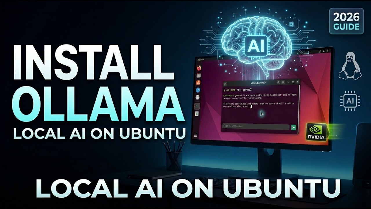 How to Install Ollama on Ubuntu 26.04 LTS | Run AI Models Locally with GPU (2026)