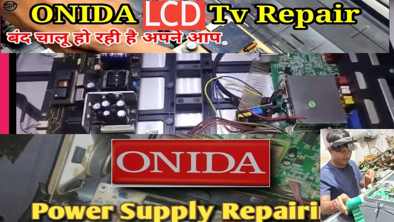 Onida LCD TV power supply repair | led LCD TV repair in hindi | ONIDA 32 LCD TV STANDBY PROBLEM |