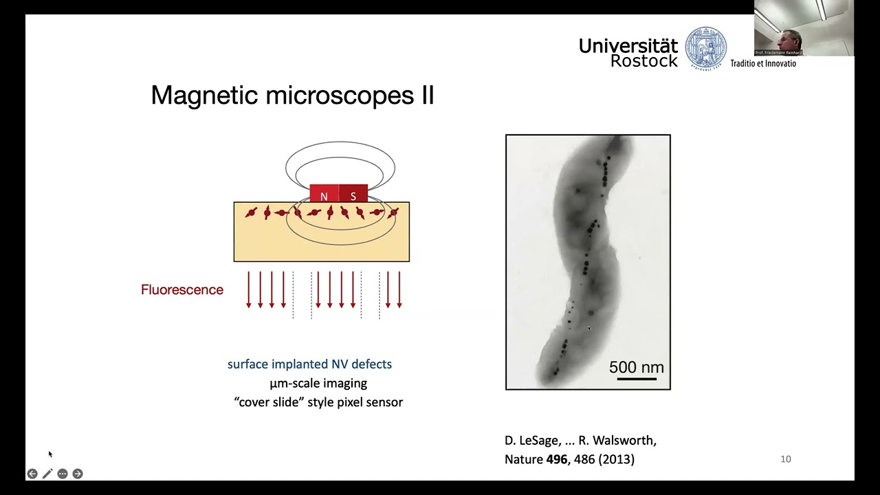 Professor Friedemann Reinhard, “Positioning and readout for quantum magnetic field sensors”, Caltech