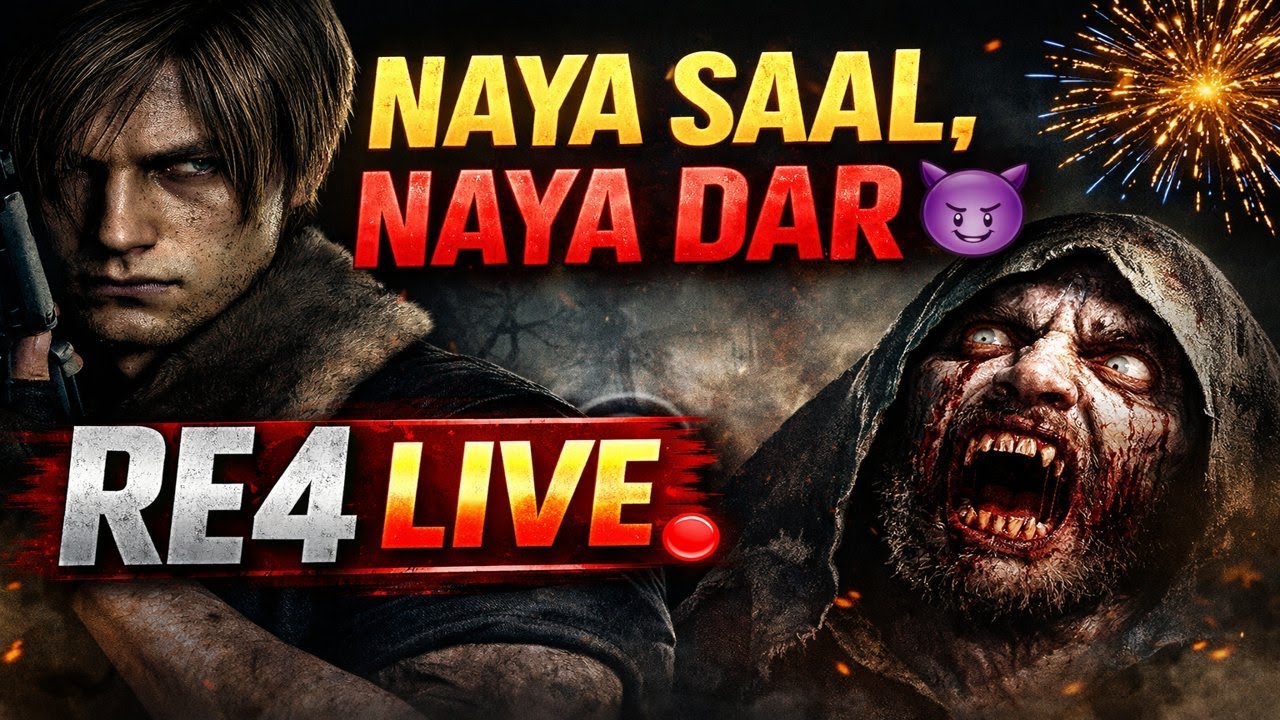 New Year Special 🔥 | Resident Evil 4 LIVE 🎮🎆