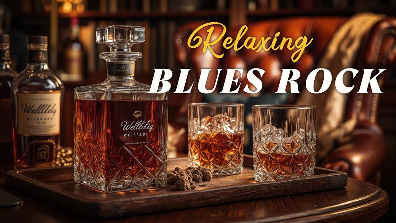 Whiskey Blues Rock 2026 ~ Медленная блюзовая гитара для расслабляющих вечеров