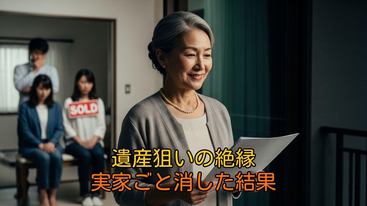 「絶縁よ！」と叫ぶ嫁。望み通り実家を売却し存在を消した結果