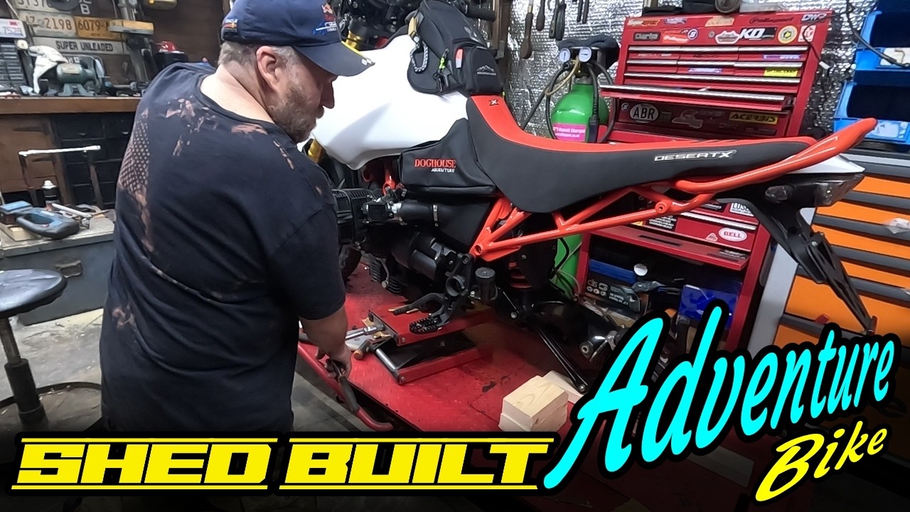 Самодельный приключенческий велосипед из сарая