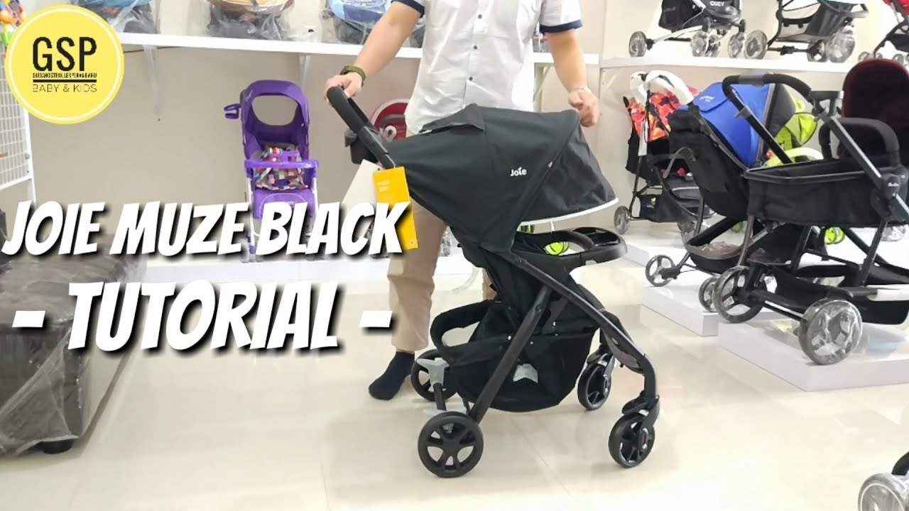 Cara menggunakan stroller Joie Muze Black