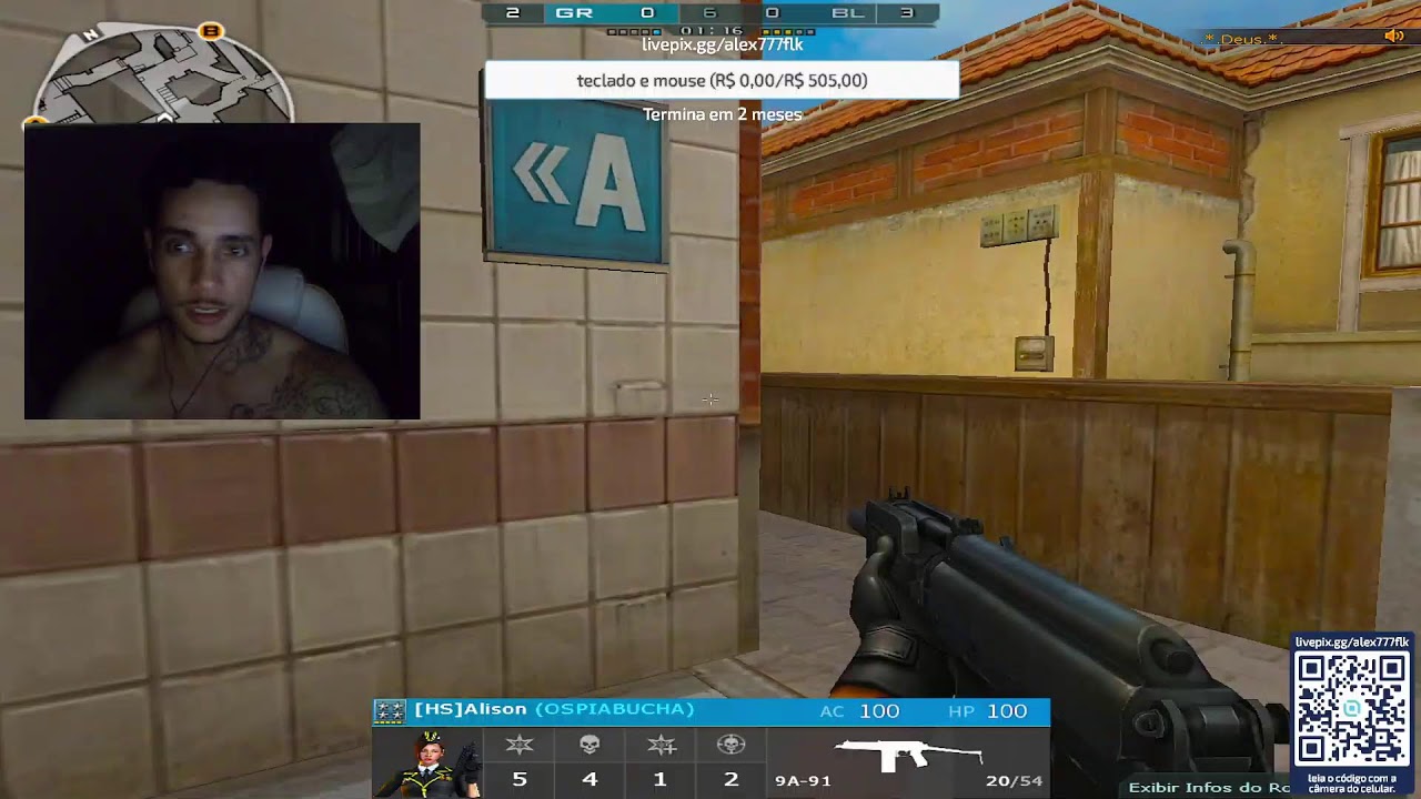 CROSSFIRE - RANKED IMORTAL - LIVE 27 🔴AO VIVO🔴 - !pix