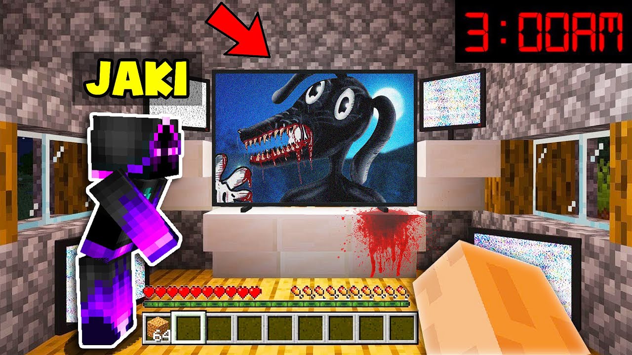 CÙNG XEM ĐOẠN PHIM QUỶ CHÓ HOẠT HÌNH BÍ ẨN TRONG MINECRAFT!!
