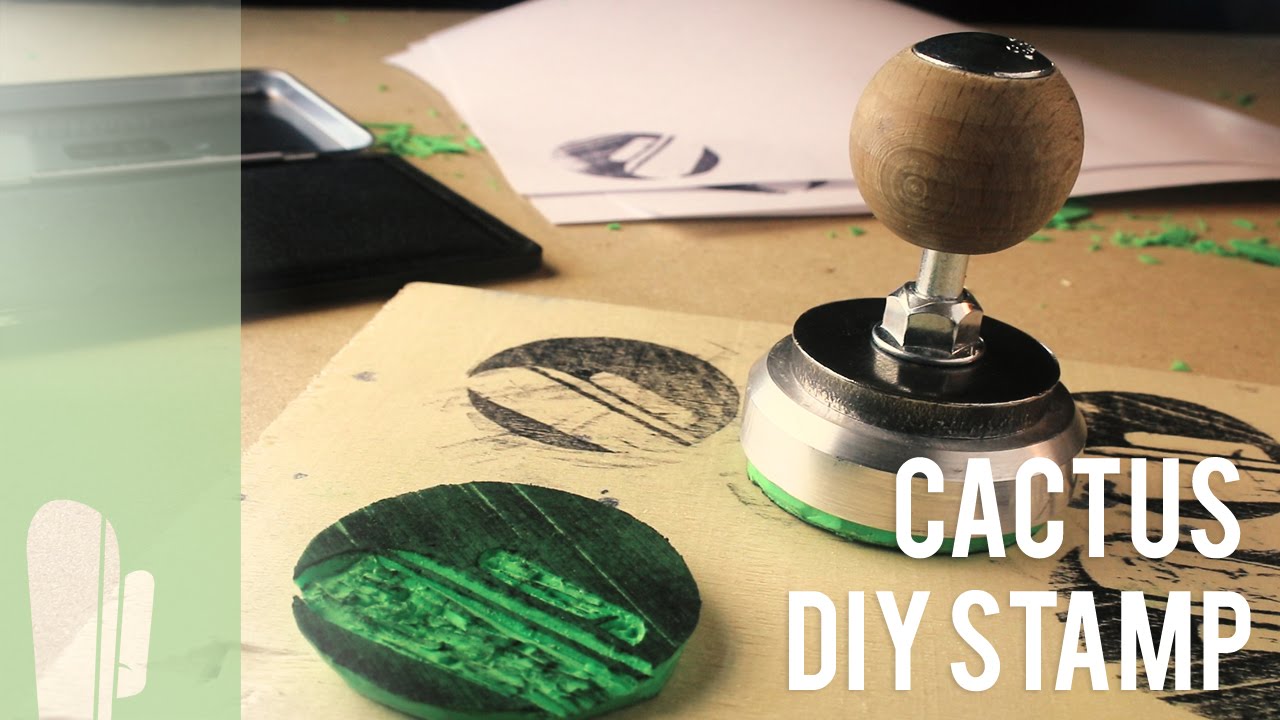 Make a stamp from recycled materials