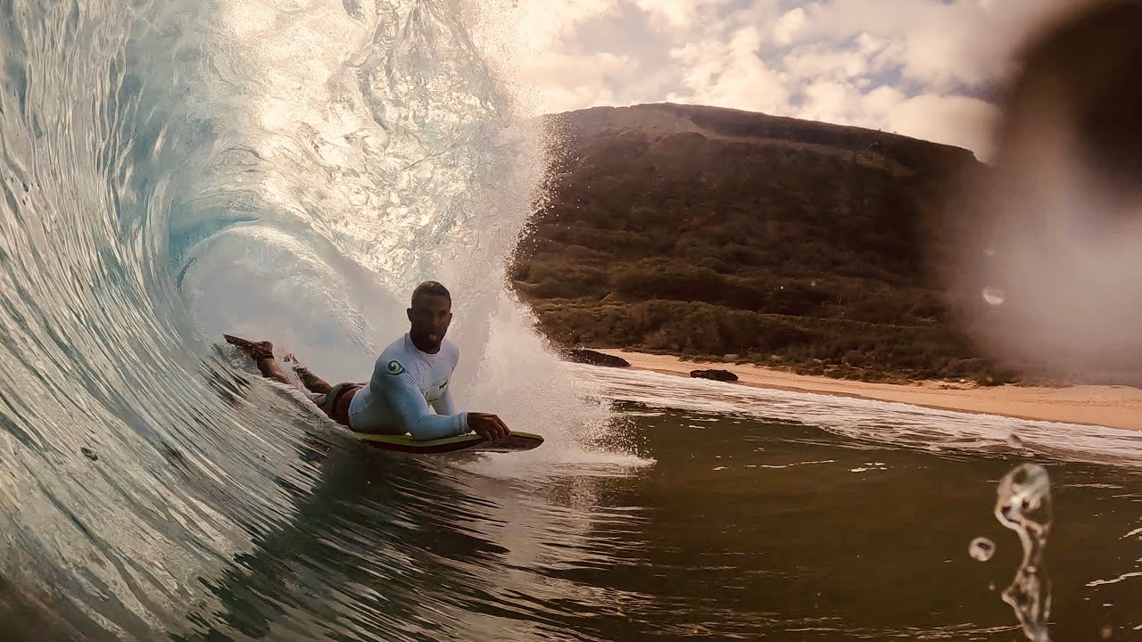 Sandy Beach Action: Barrel City Shorebreak