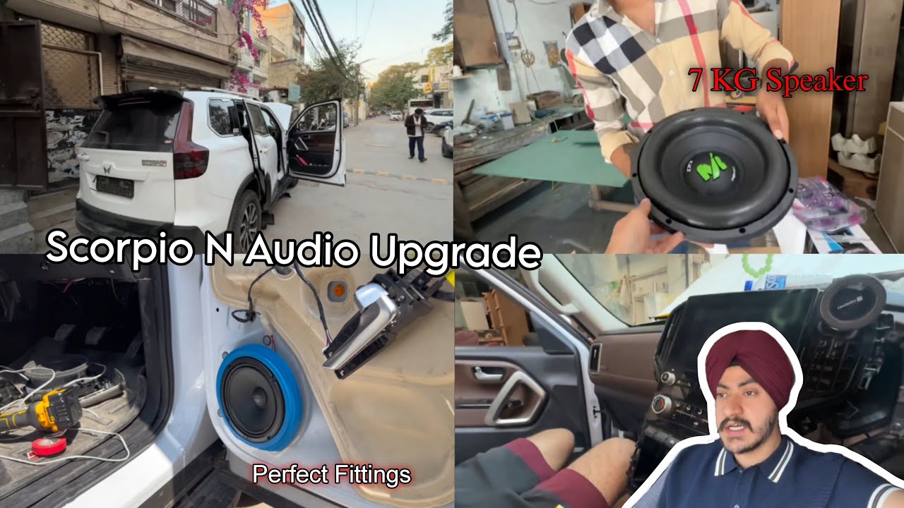 SCORPIO N AUDIO UPGRADE // DEAF BONCE SPEAKERS WOOFER // MODIFYING MY SCORPIO N 2025 // SIMARRXSINGH