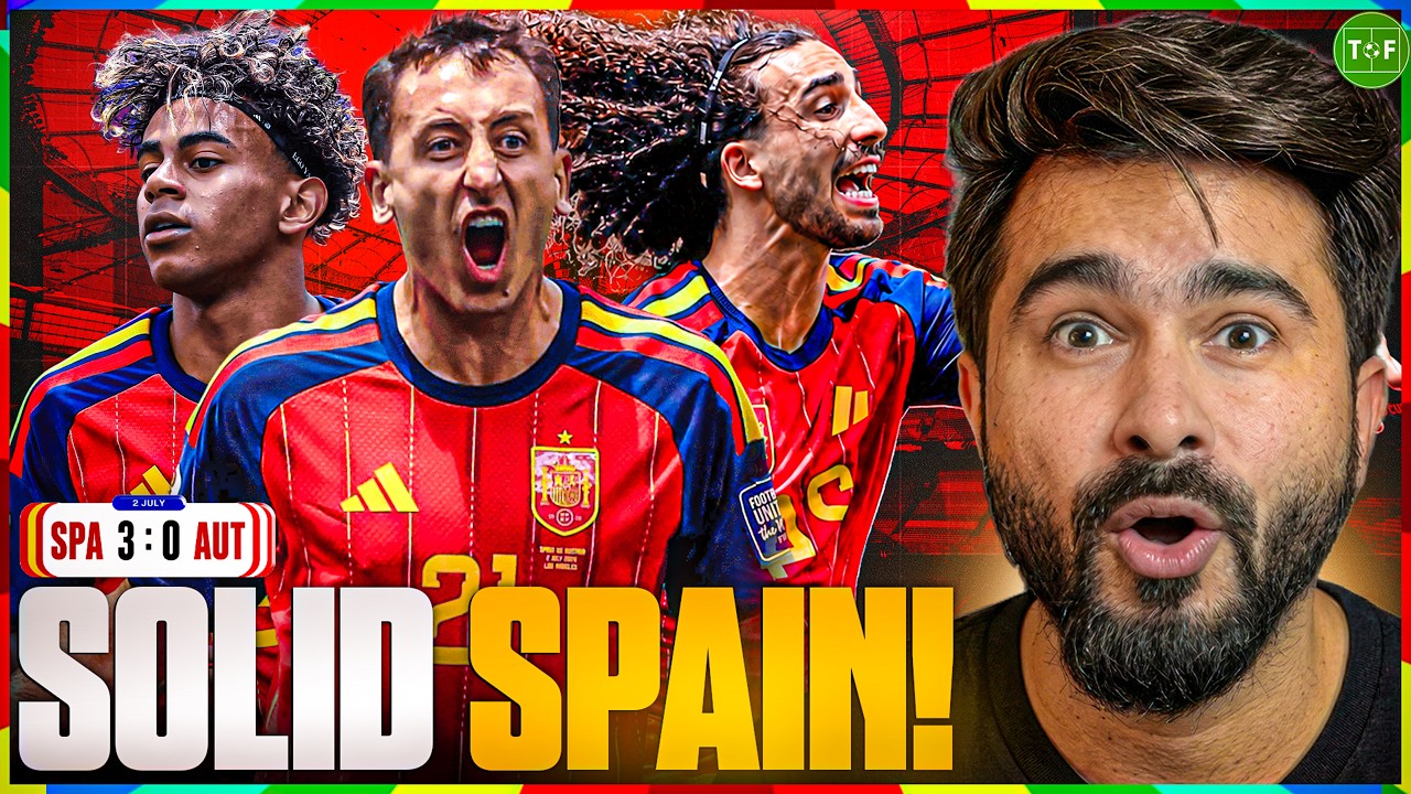 SPAIN DESTROYS AUSTRIA 3-0!!