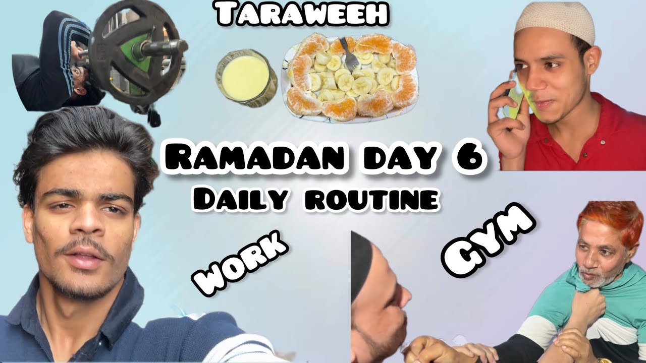 Ramadan day 6 daily life routine work/taraweeh / gym| Roza 🕌❤️