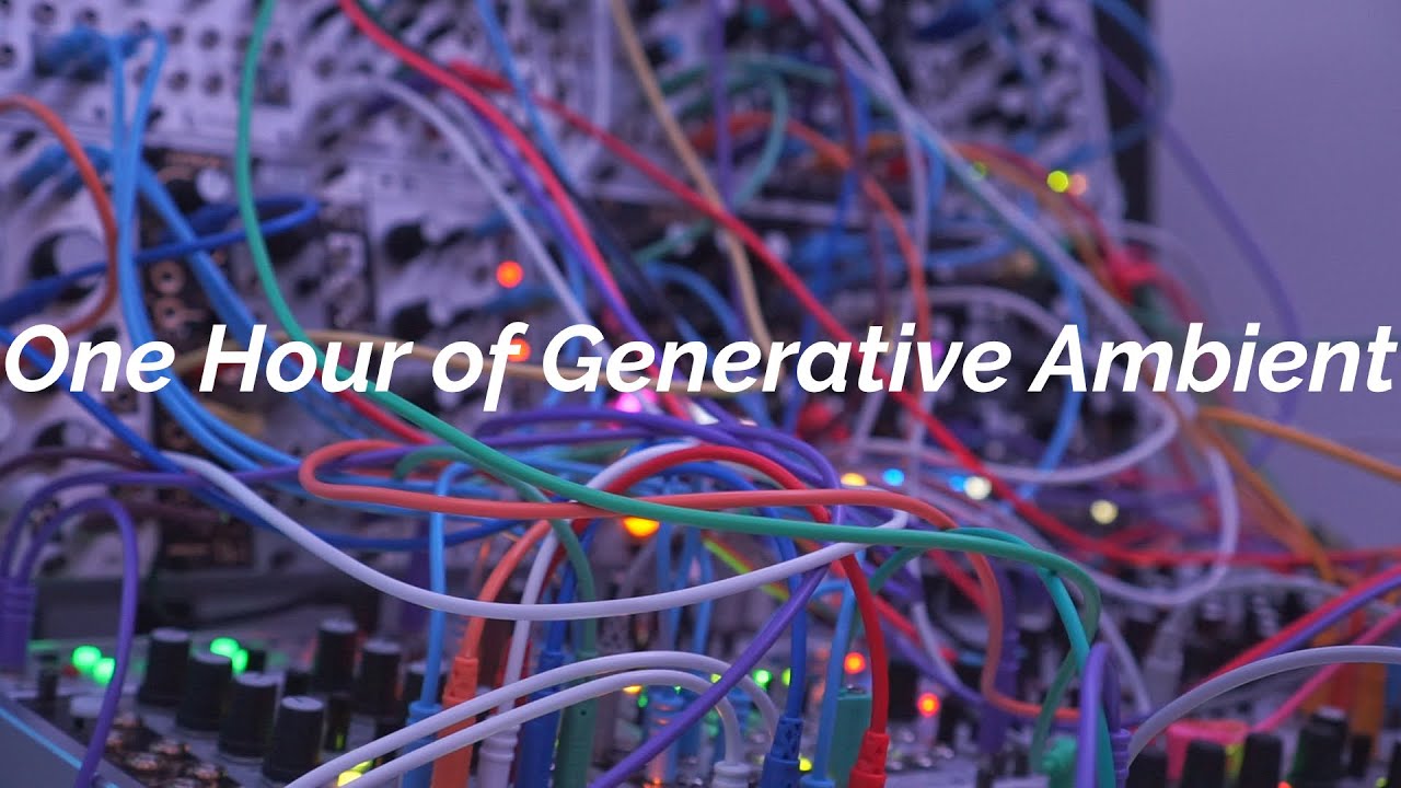 One Hour Eurorack Modular Generative Ambient w/Rings, STO, Ts-L, Arbhar, Morphagene, Hermod and more