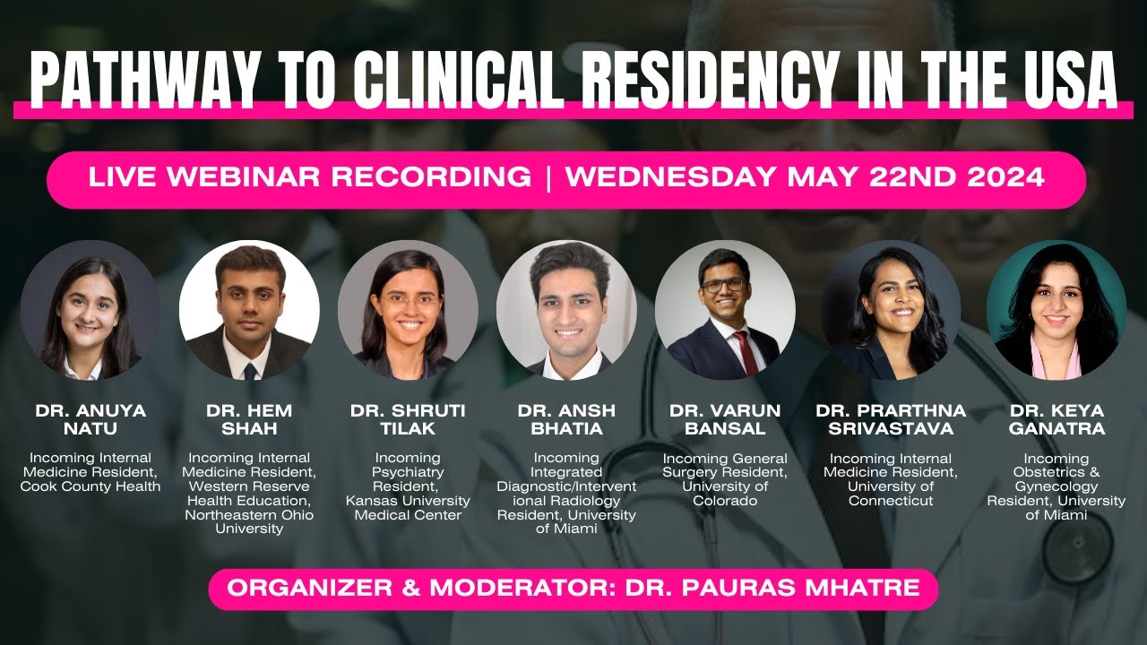 Orientation To The US Residency Pathway | Online Webinar 2024 | Pauras Academics