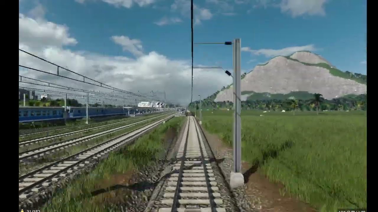 ED9MX4組第一人稱逆向環島客運列車