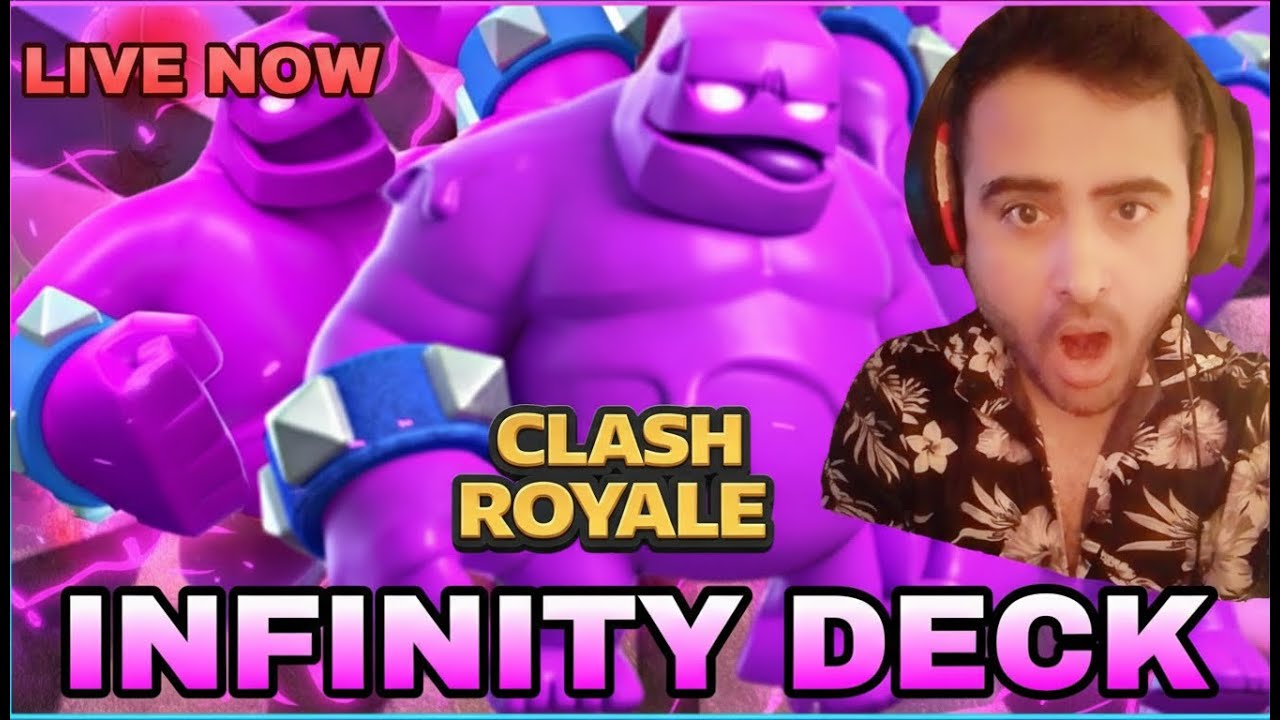 Infinity deck  5/365 Days clash royale unlimited fun  #clashroyale #mobilegaming