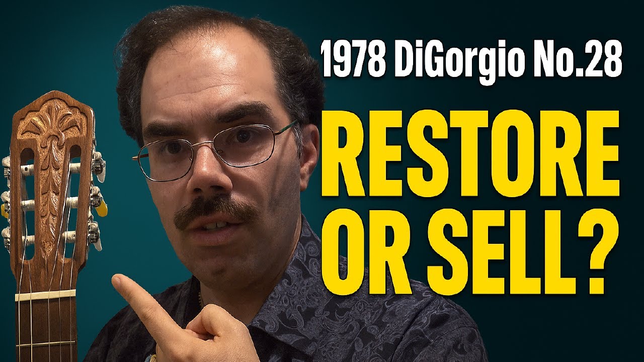1978 DiGiorgio No. 28 Classical Guitar - Restore or Sell?