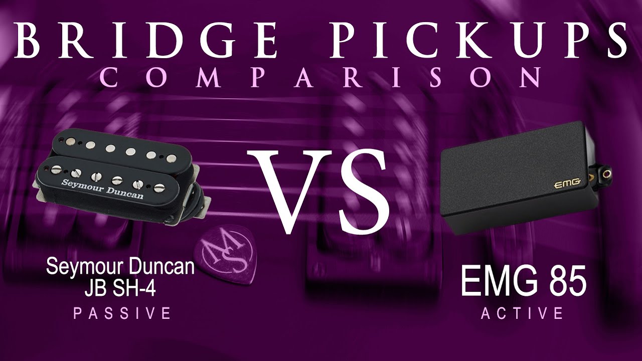 Seymour Duncan JB SH-4 vs EMG 85 - Bridge Pickup Guitar Tone Comparison Demo