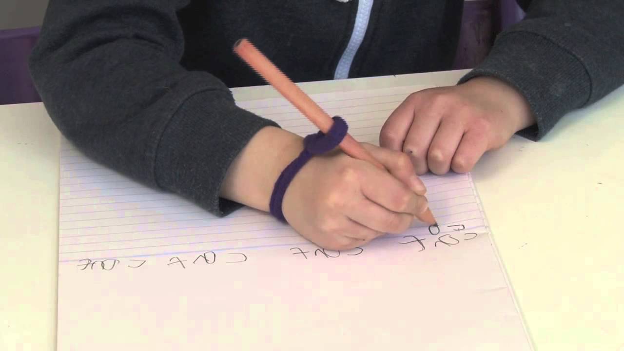 Handwriting advice: correct grip and positioning for new writers